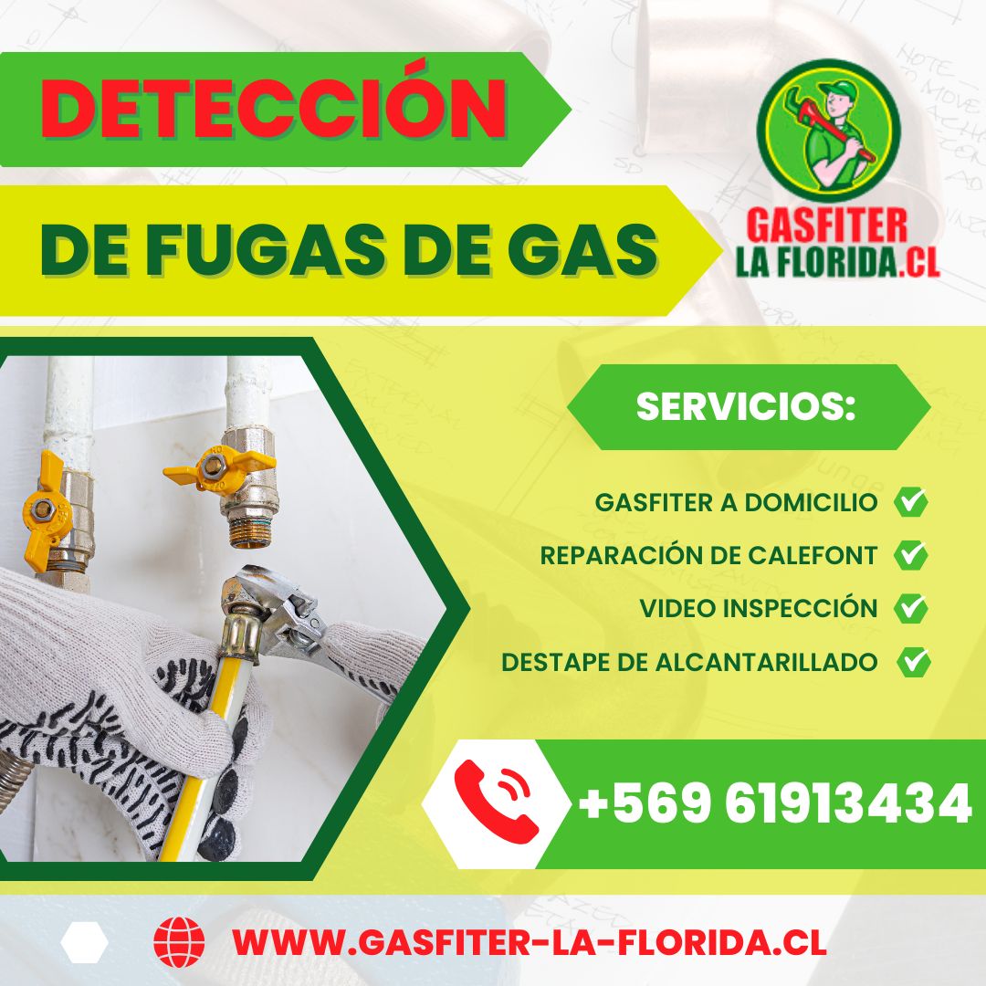 Servicio especializado en detección de fugas de gas